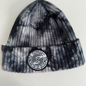MAPS Official Merch “Support Psychedelic Science” Tie Dye Beanie